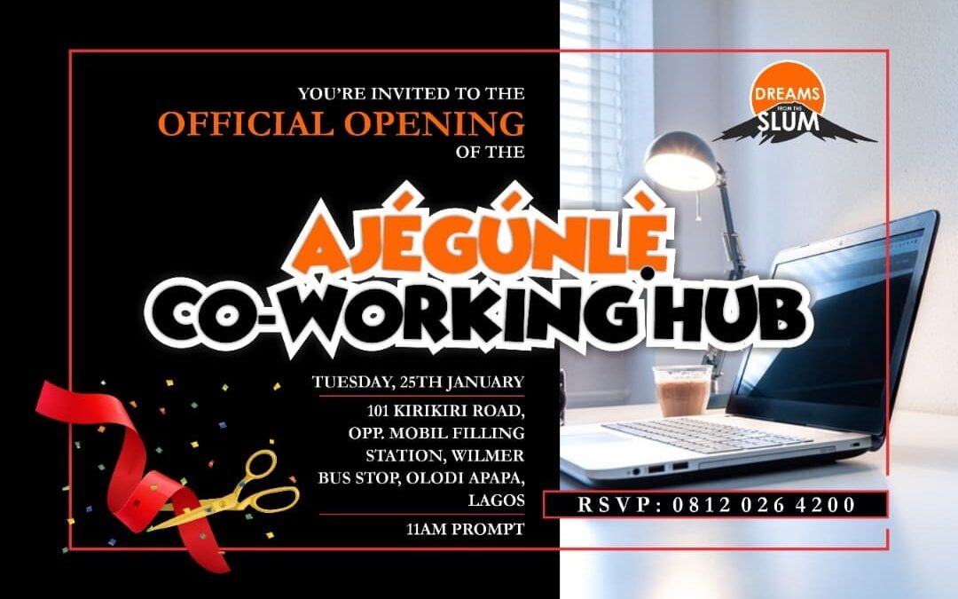 The official launch of Ajegunle Co Working Hub